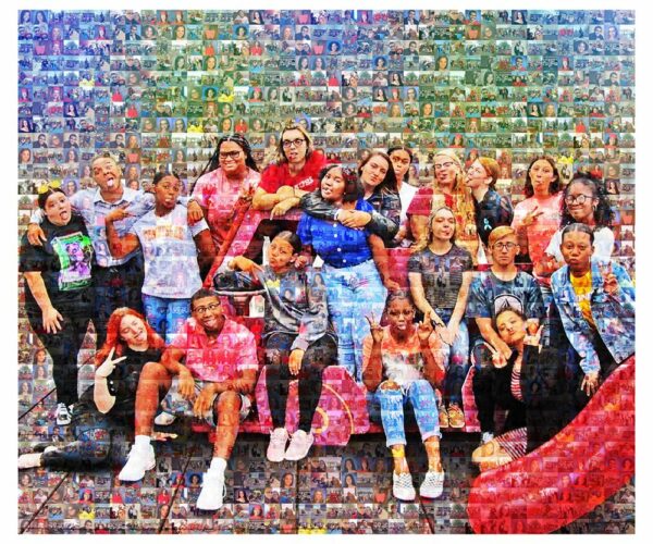 Photo Mosaic For Friends Forever