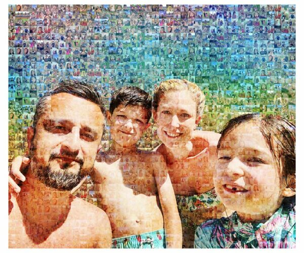 Best Photo Mosaic For Happy Family